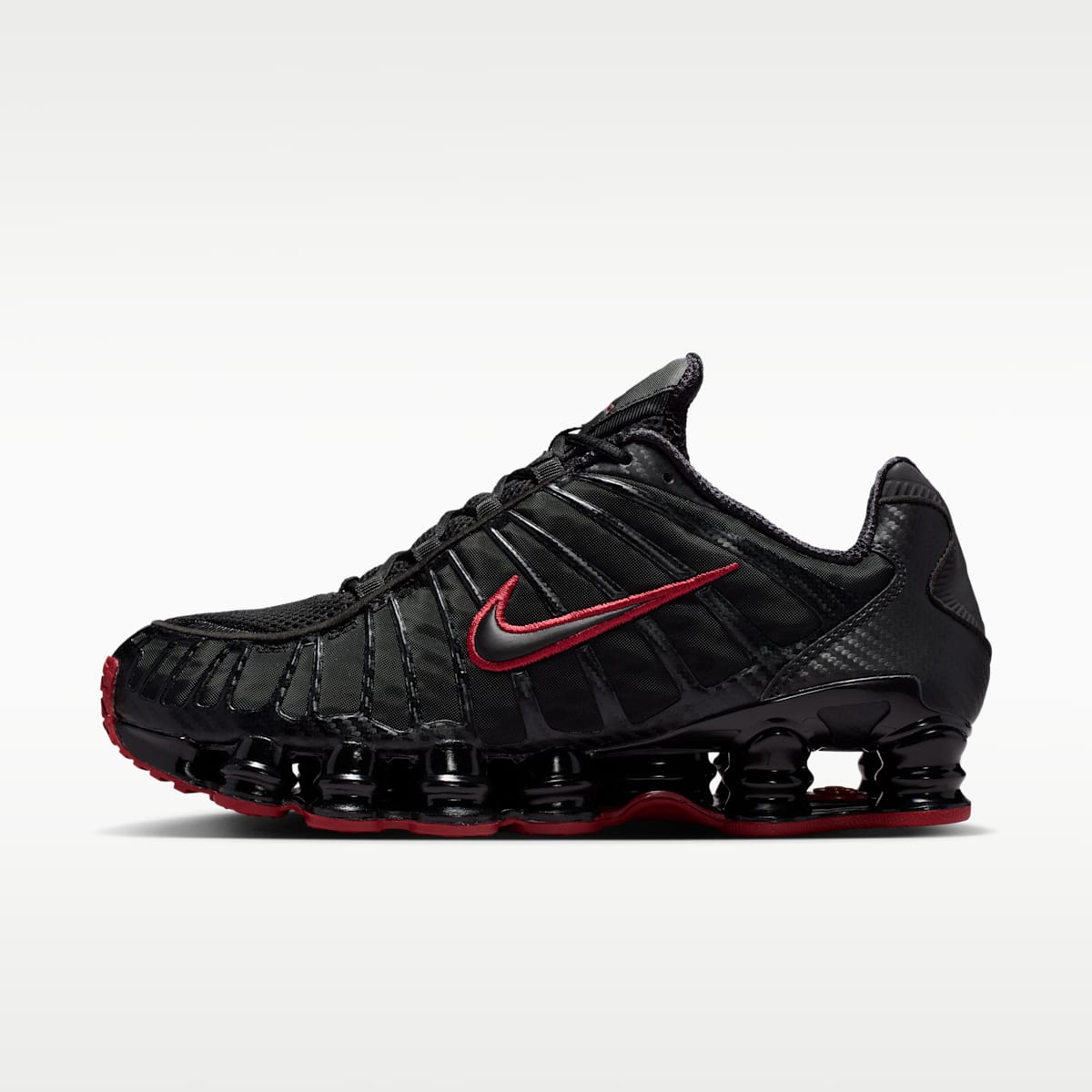 Nike Shox TL SE Men's Shoes - Black/Tough Red/Black - Image 1