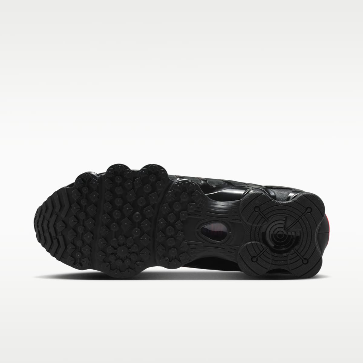Nike Shox TL Men's Shoes - Black/Black/Light Crimson - Image 2
