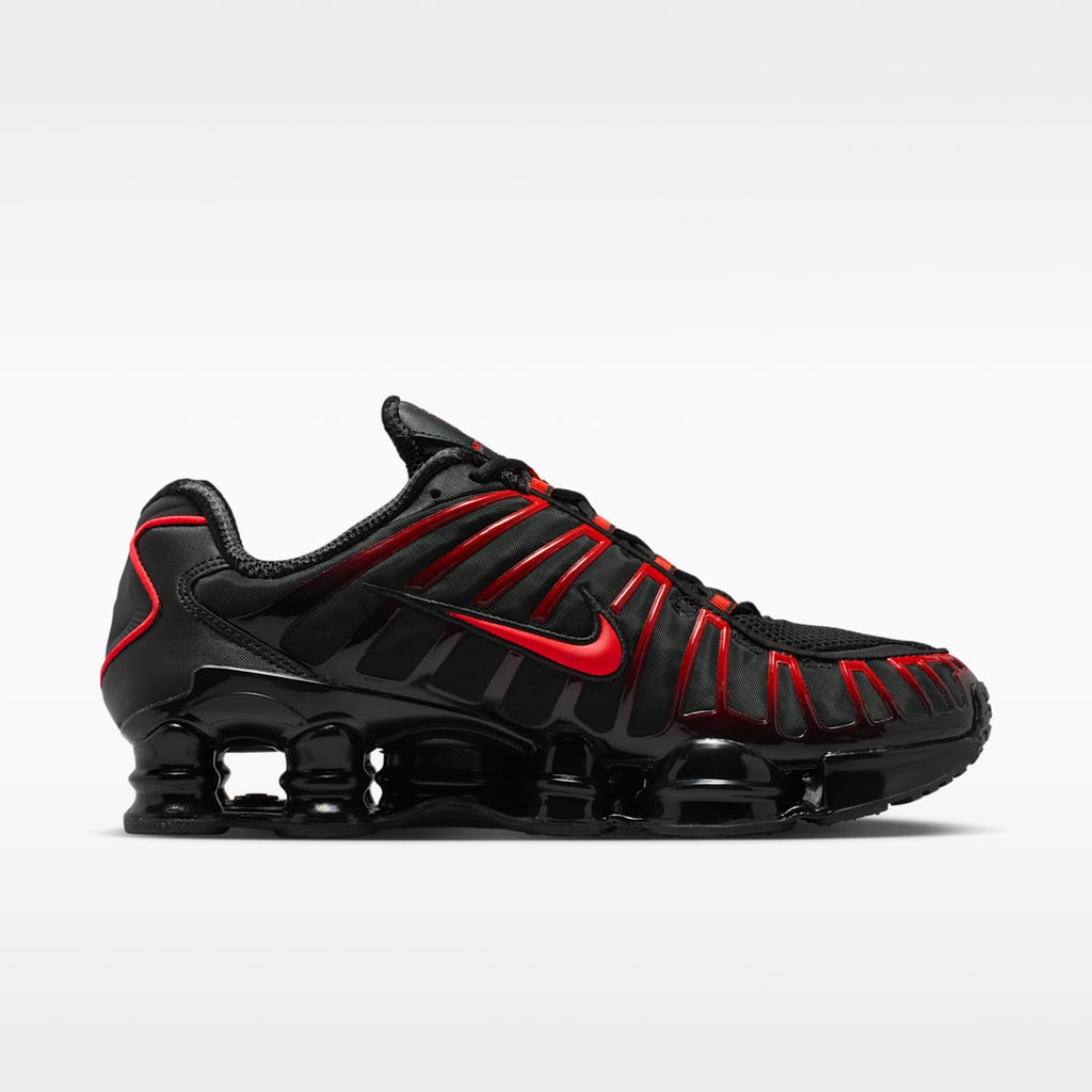 Nike Shox TL Men's Shoes - Black/Black/Light Crimson - Image 3