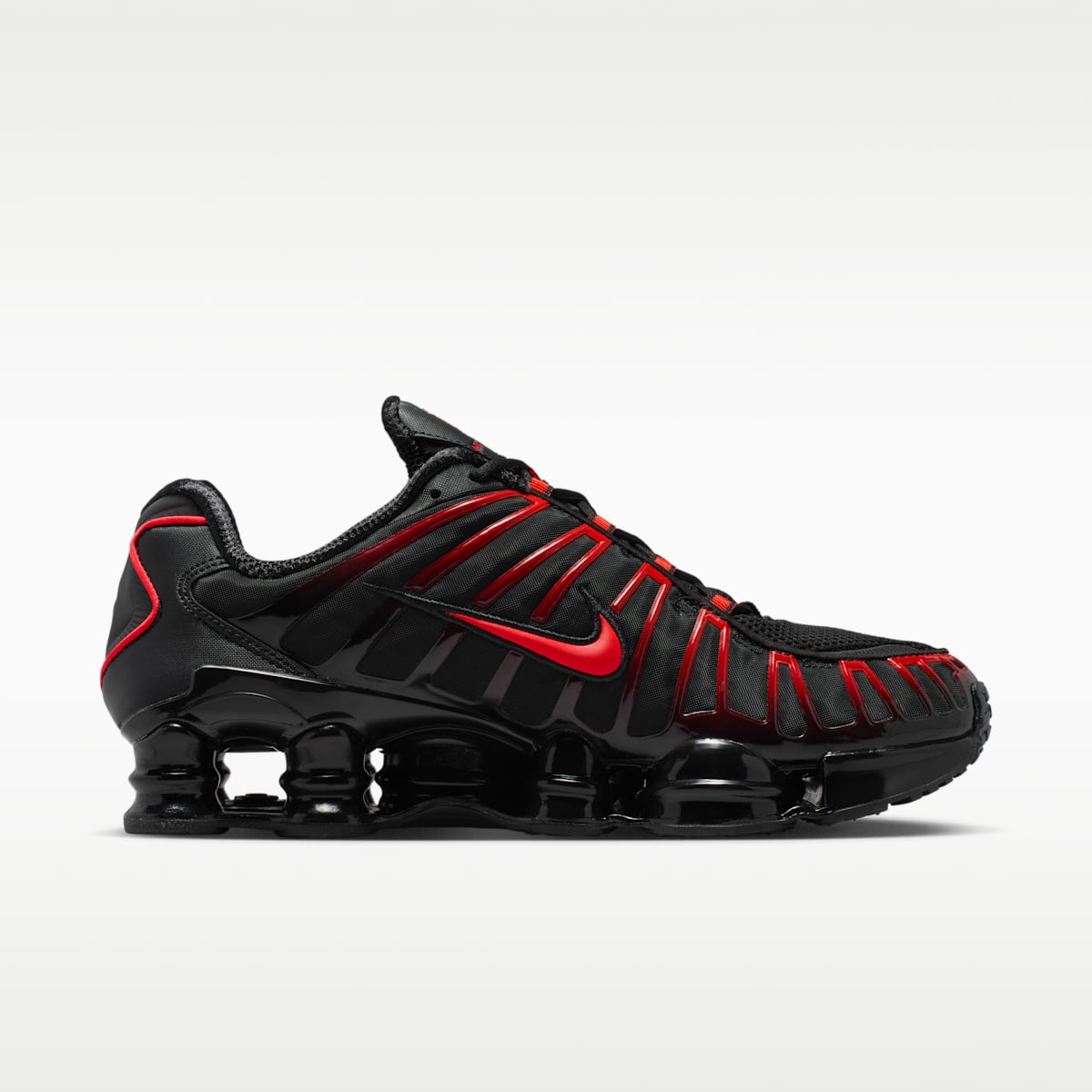 Nike Shox TL Men's Shoes - Black/Black/Light Crimson - Image 3
