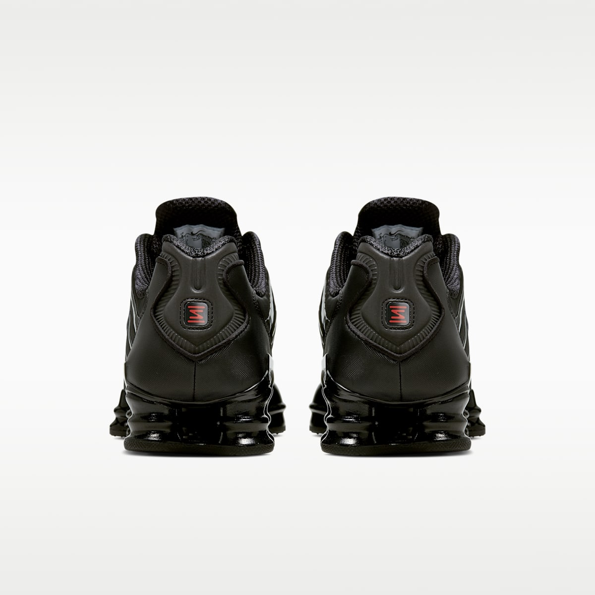 Nike Shox TL Men's Shoes - Black/Metallic Hematite/Max Orange/Black - Image 6