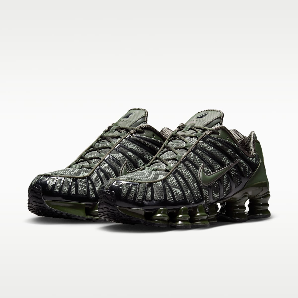 Nike Shox TL Men's Shoes - Newsprint/Black/Newsprint - Image 5