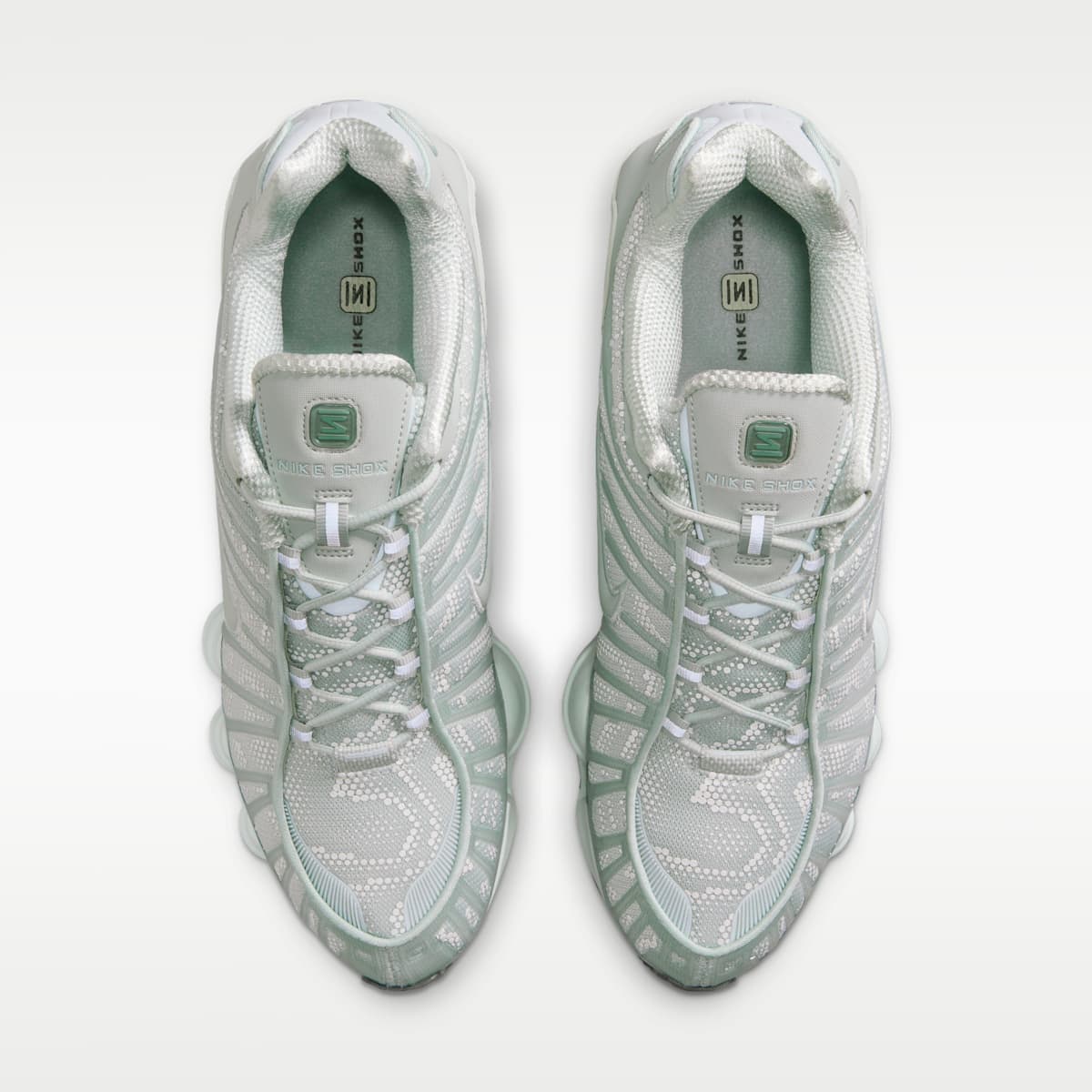 Nike Shox TL Men's Shoes - Light Silver/Newsprint/Light Silver - Image 4