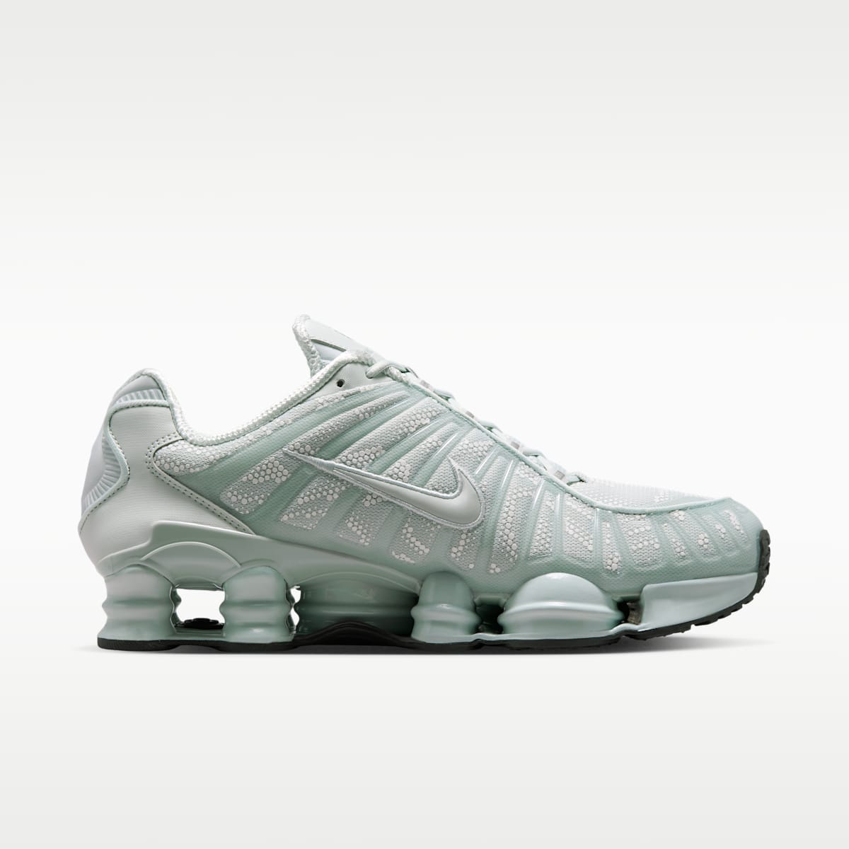 Nike Shox TL Men's Shoes - Light Silver/Newsprint/Light Silver - Image 3