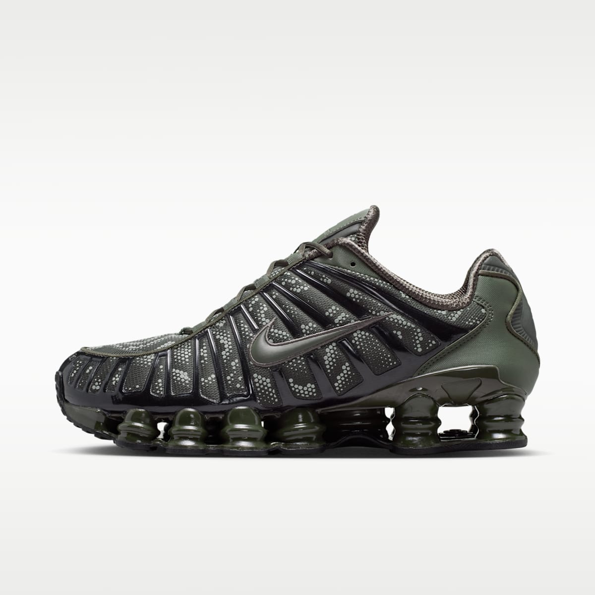 Nike Shox TL Men's Shoes - Newsprint/Black/Newsprint - Image 1