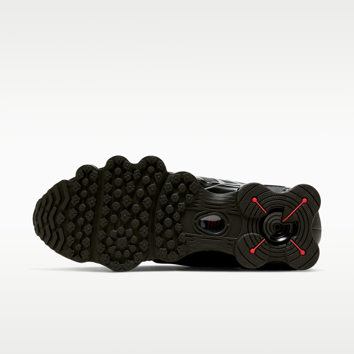 Nike Shox TL Men's Shoes - Black/Metallic Hematite/Max Orange/Black - Image 2