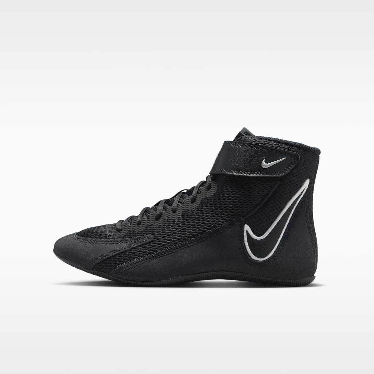 Nike Speedsweep 8 Big Kids' Wrestling Shoes - Black/Black/Wolf Grey/White