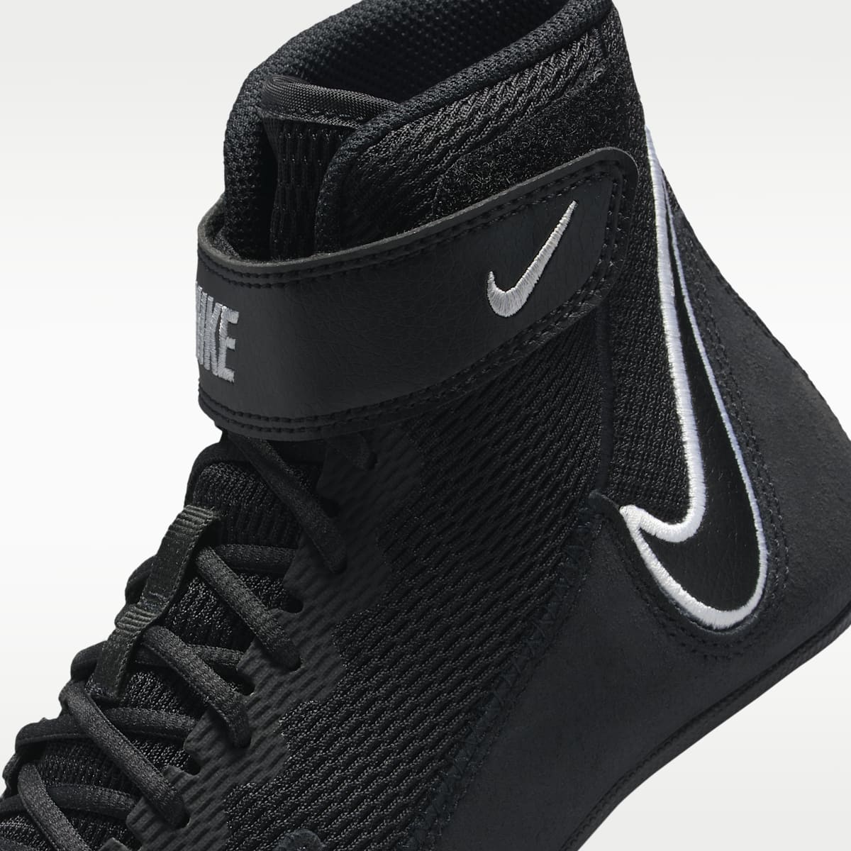 Nike Speedsweep 8 Big Kids' Wrestling Shoes - Black/Black/Wolf Grey/White