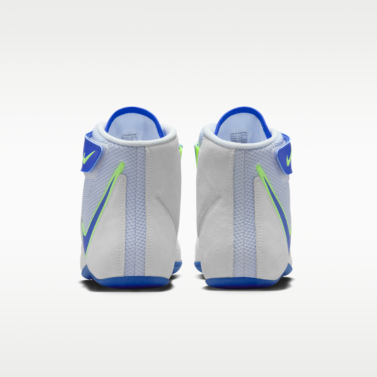 Women's Nike Speedsweep 8 Wrestling Shoes - Blue Tint/Lime Blast/White/Hyper Royal