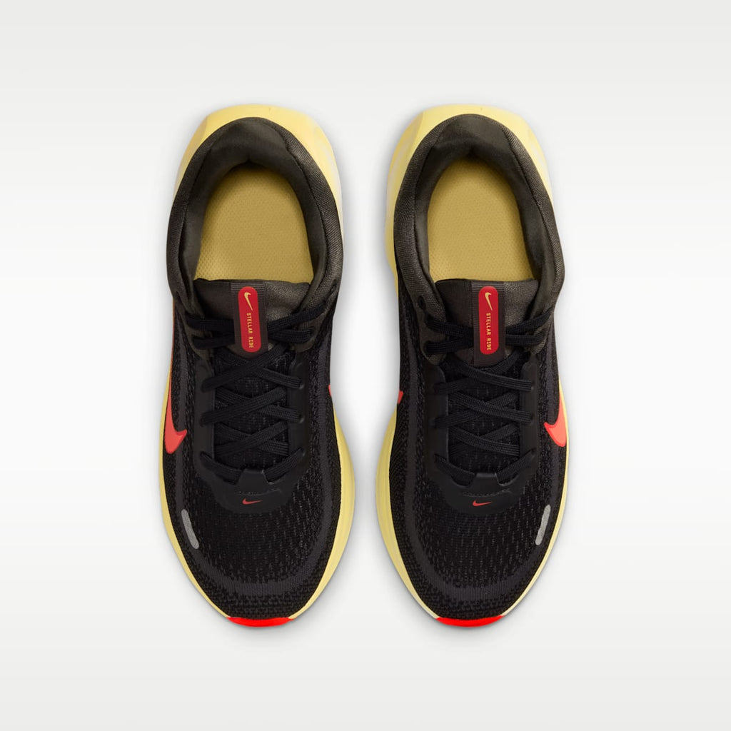 Nike Stellar Ride Big Kids' Running Shoes - Black/Medium Ash/Light Crimson/Bright Crimson