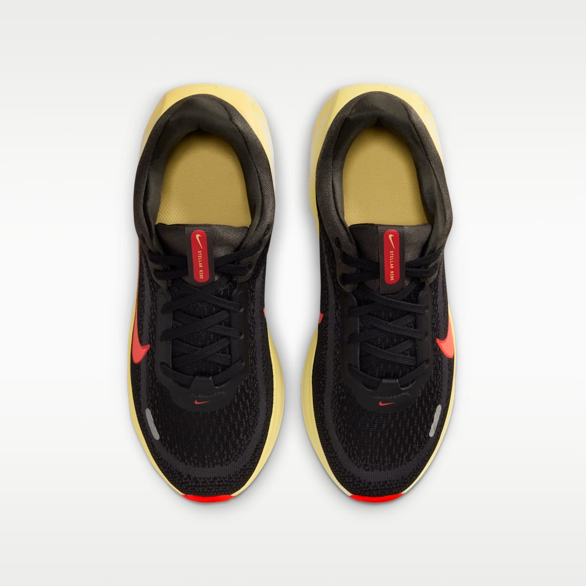 Nike Stellar Ride Big Kids' Running Shoes - Black/Medium Ash/Light Crimson/Bright Crimson