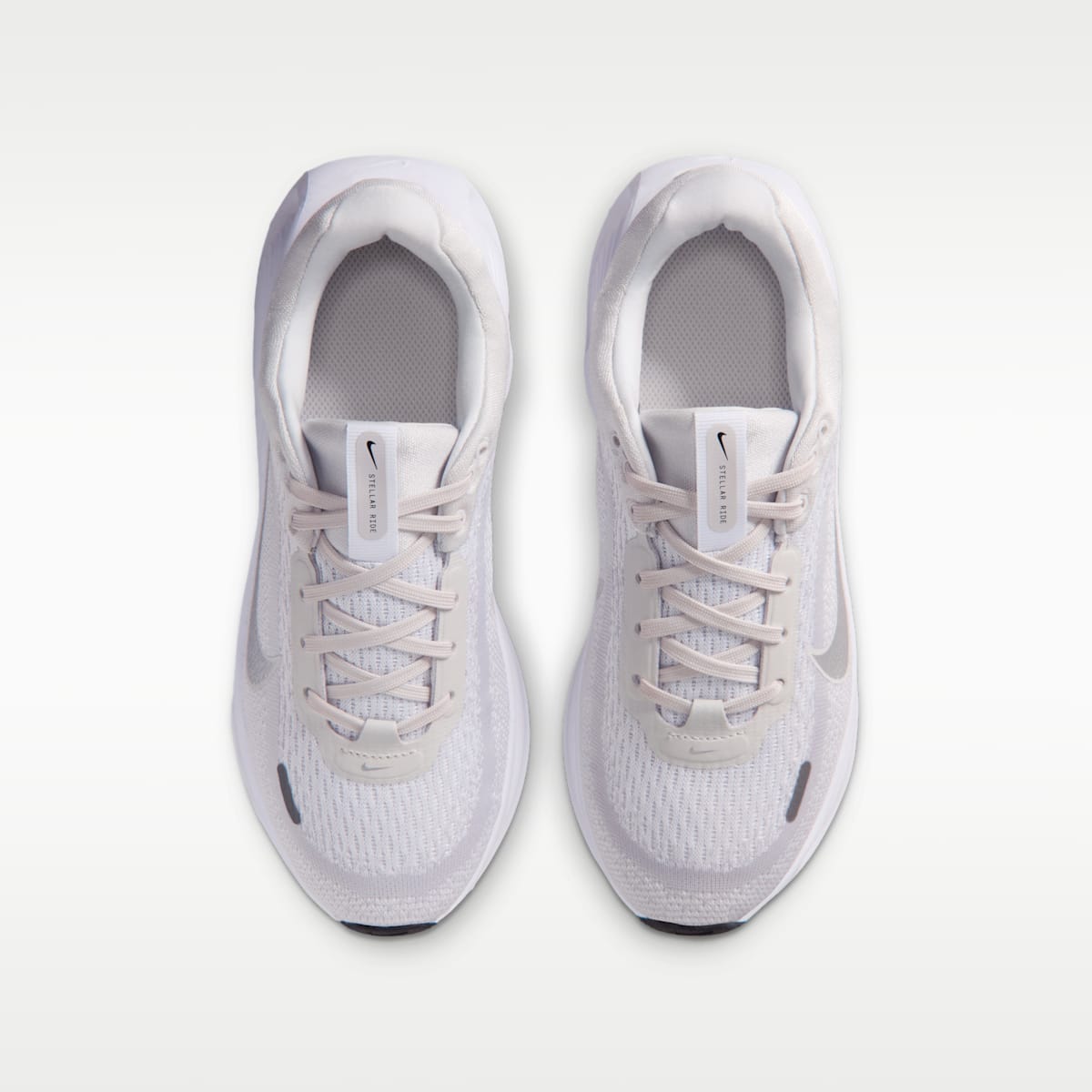 Nike Stellar Ride Big Kids' Running Shoes - White/Vast Grey/Black/Metallic Silver