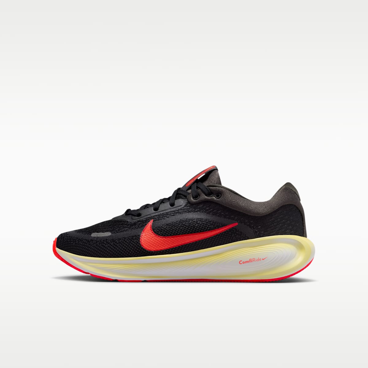 Nike Stellar Ride Big Kids' Running Shoes - Black/Medium Ash/Light Crimson/Bright Crimson