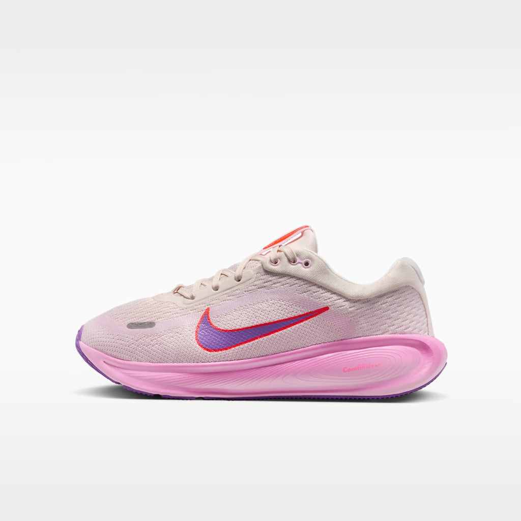 Nike Stellar Ride Big Kids' Running Shoes - Chalk/Pink Foam/Bright Crimson/Bright Violet