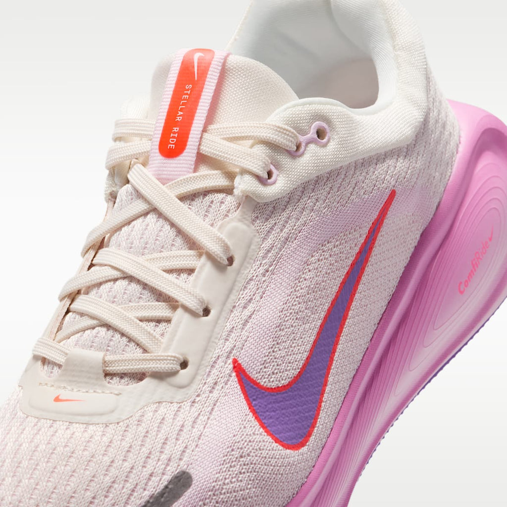 Nike Stellar Ride Big Kids' Running Shoes - Chalk/Pink Foam/Bright Crimson/Bright Violet