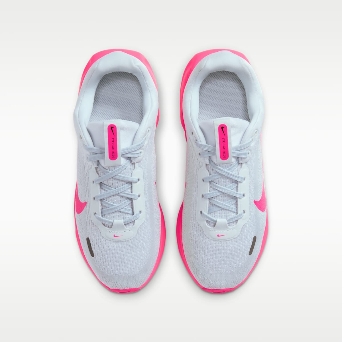 Nike Stellar Ride Big Kids' Running Shoes - White/Off White/Atomic Pink/Hyper Pink