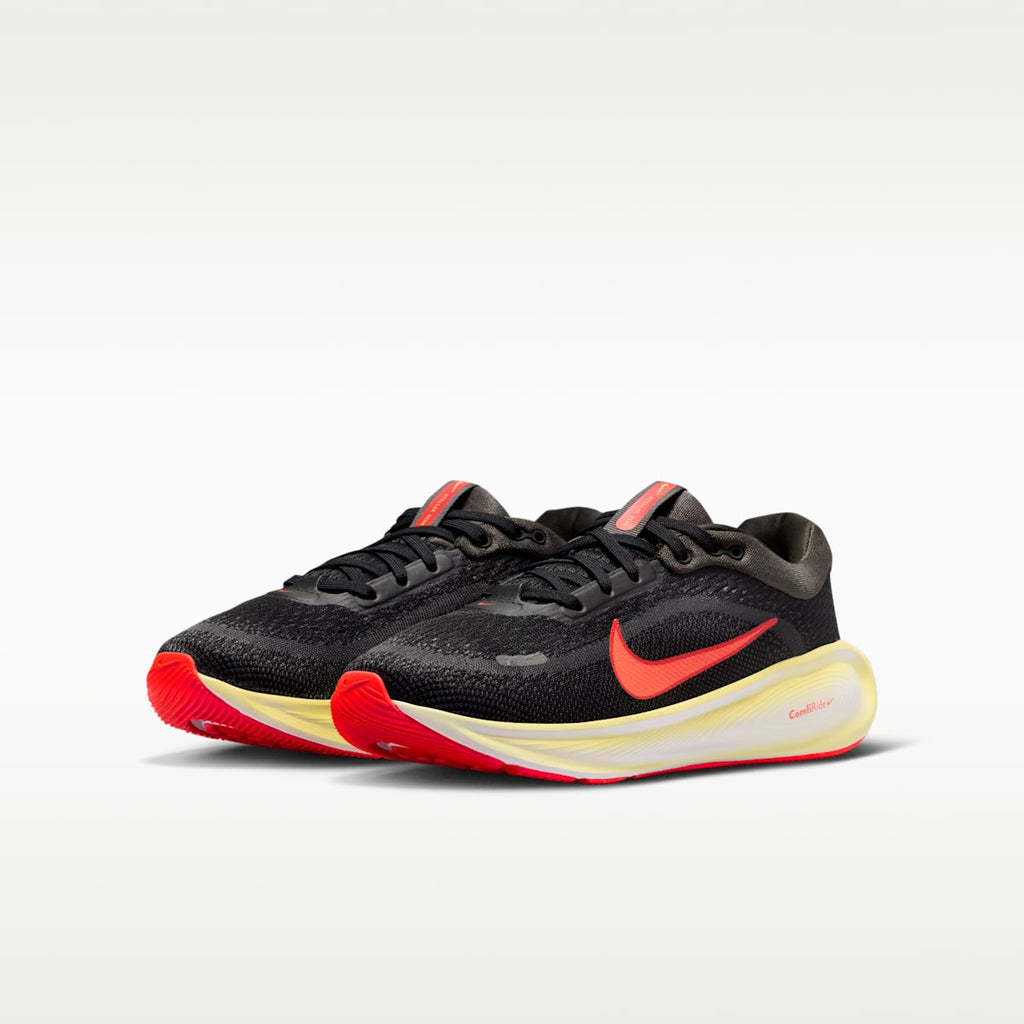 Nike Stellar Ride Big Kids' Running Shoes - Black/Medium Ash/Light Crimson/Bright Crimson