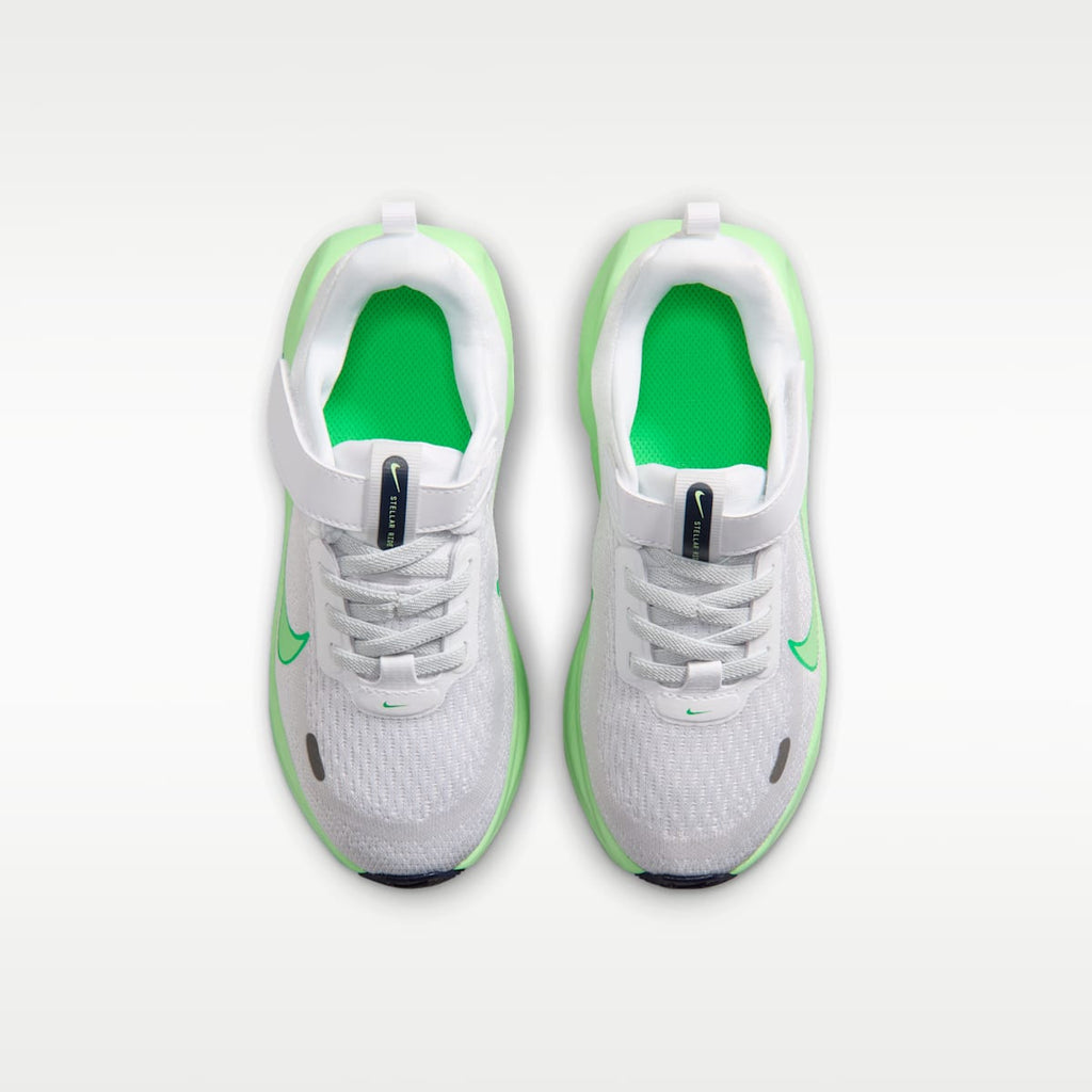 Nike Stellar Ride Little Kids' Shoes - White/Photon Dust/Green Spark/Illusion Green