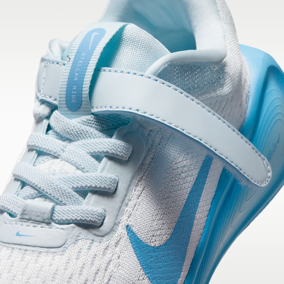 Nike Stellar Ride Little Kids' Shoes - Summit White/Glacier Blue/Football Blue