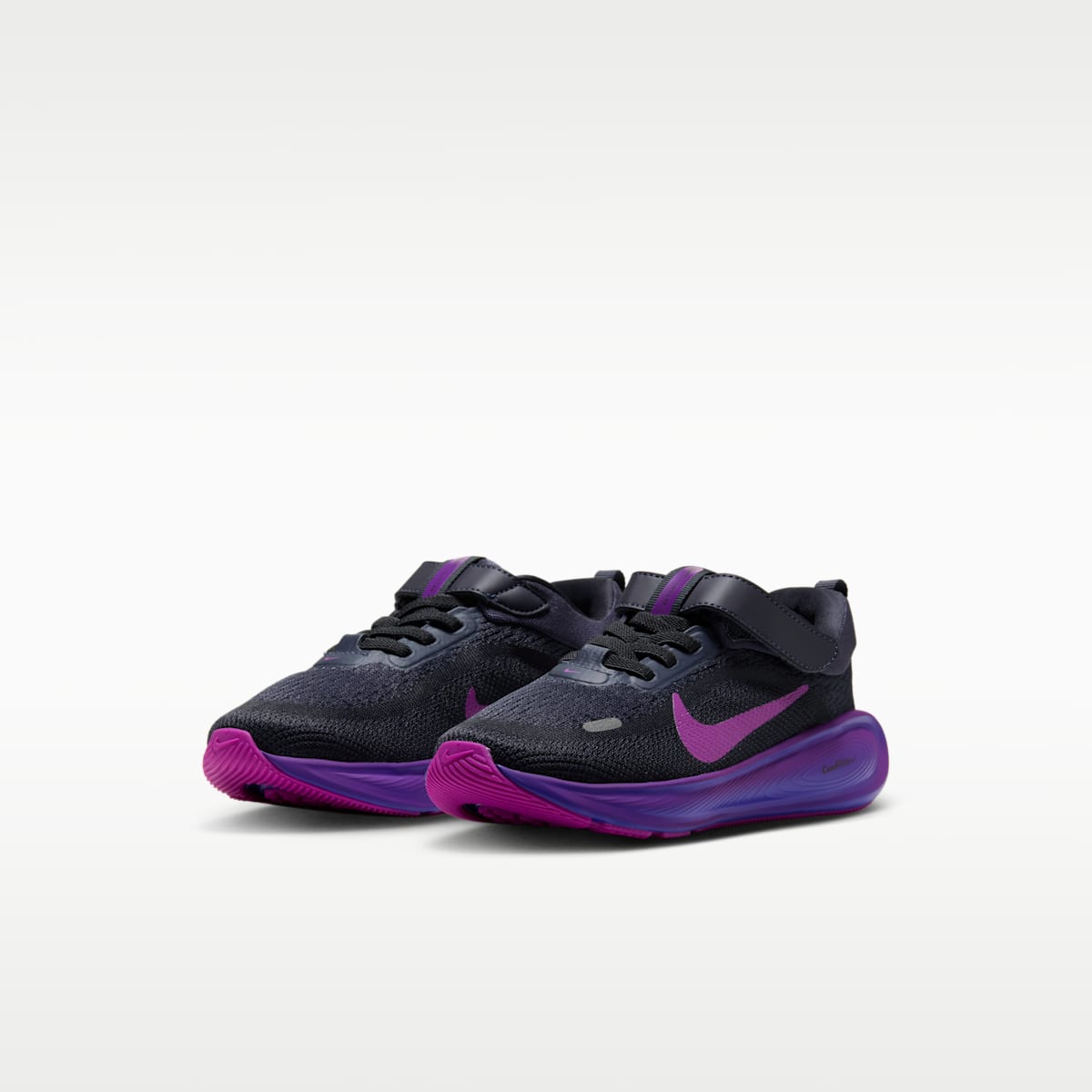 Nike Stellar Ride Little Kids' Shoes - Gridiron/Off Noir/Dark Concord/Vivid Purple