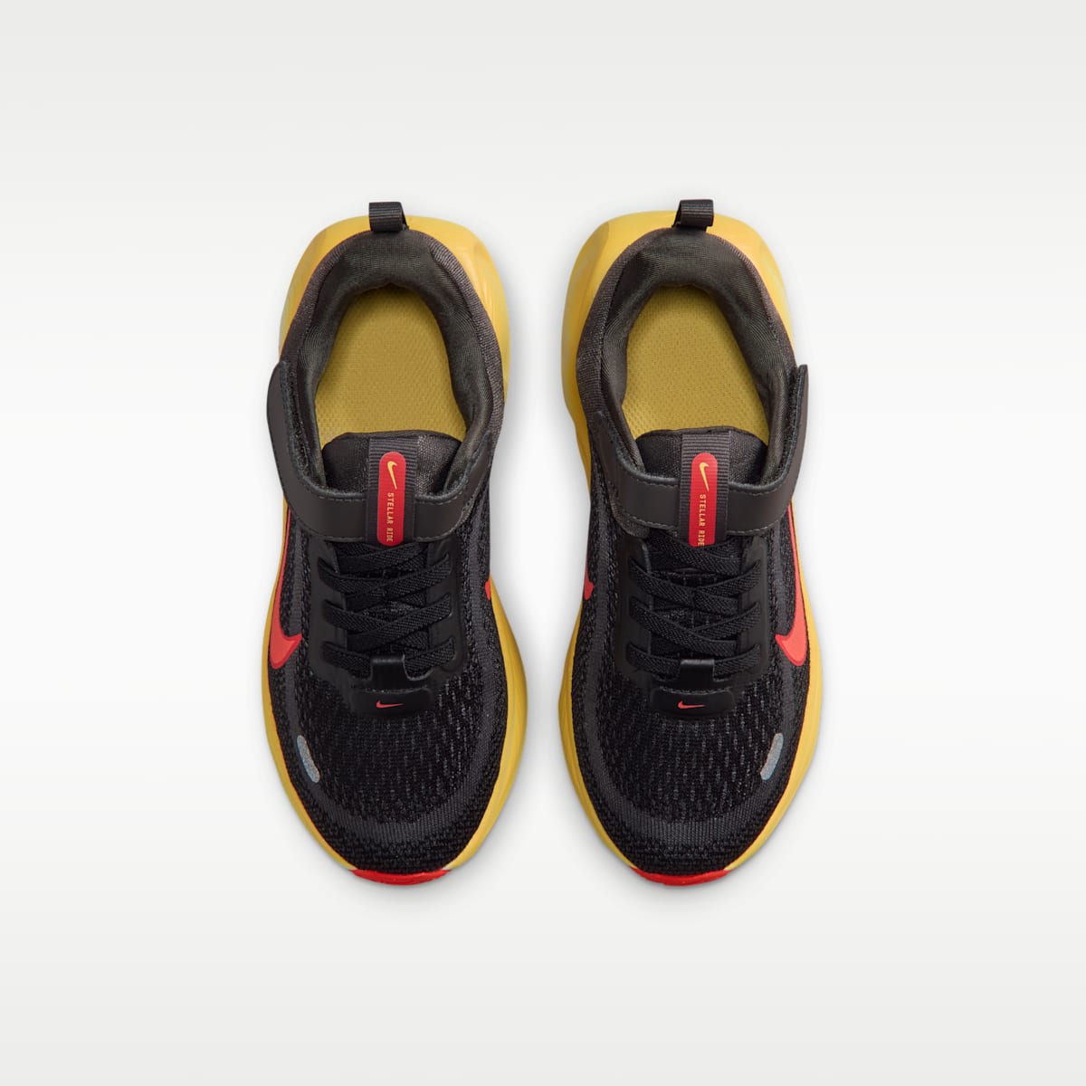 Nike Stellar Ride Little Kids' Shoes - Black/Medium Ash/Light Crimson/Bright Crimson