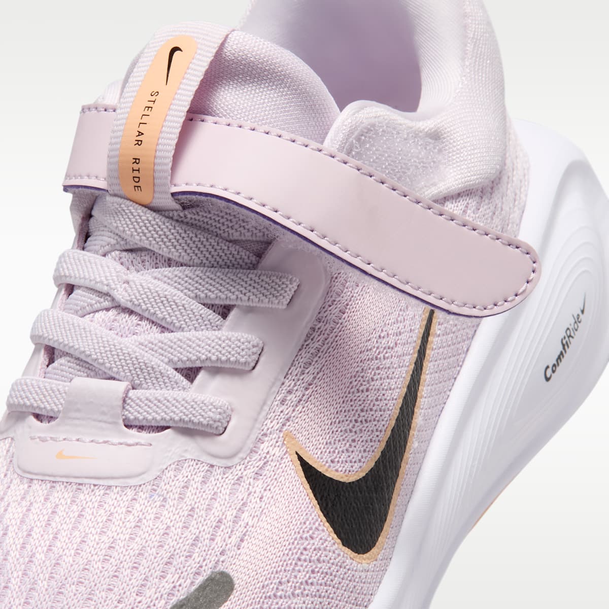Nike Stellar Ride Little Kids' Shoes - Bleached Lilac/Pink Foam/Sunset Haze/Black