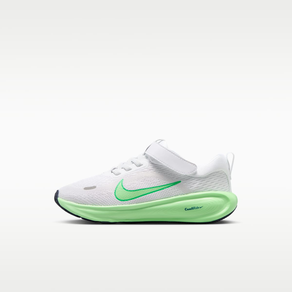Nike Stellar Ride Little Kids' Shoes - White/Photon Dust/Green Spark/Illusion Green