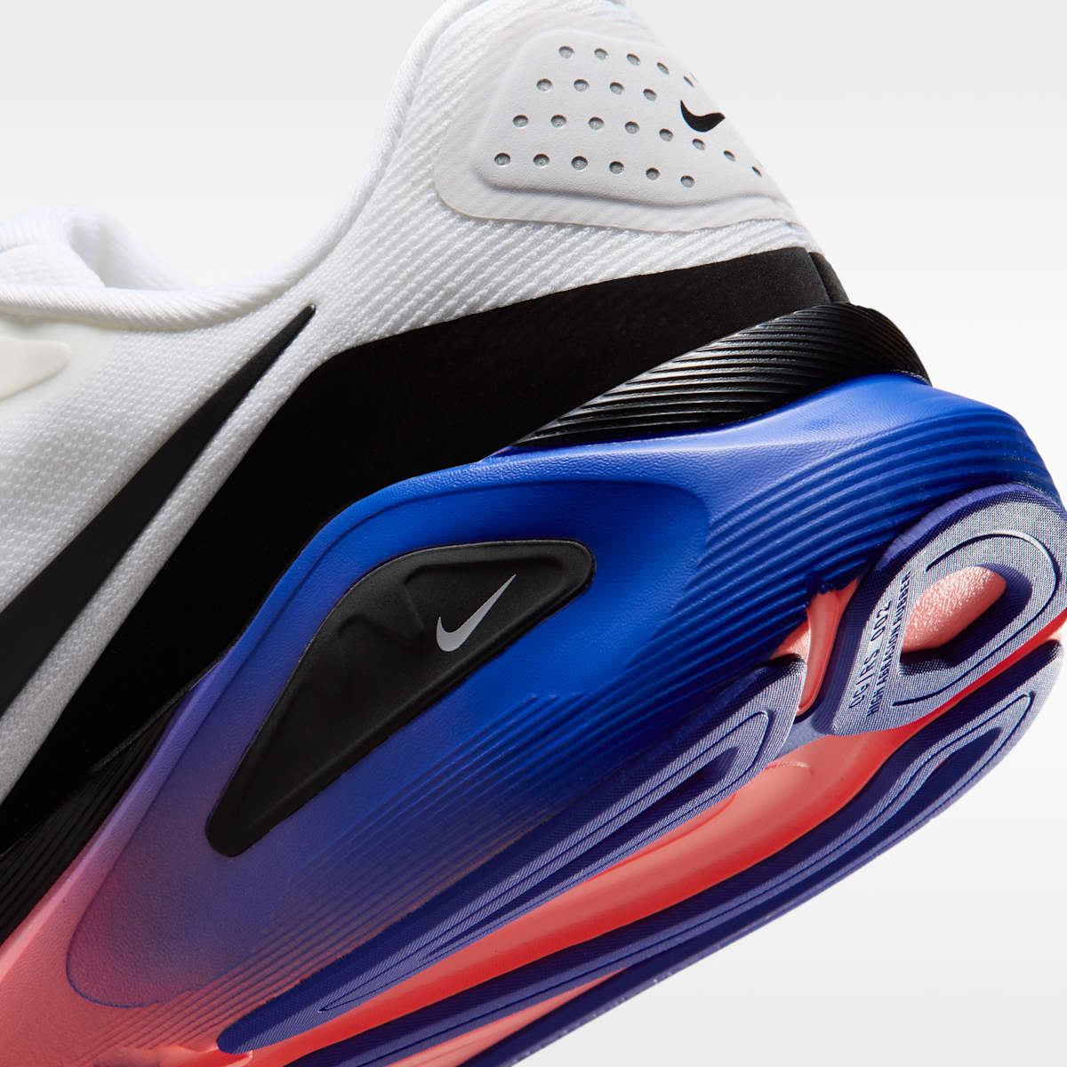 Nike Structure 26 Men's Road Running Shoes - White/Atomic Pink/Racer Blue/Black - Image 8