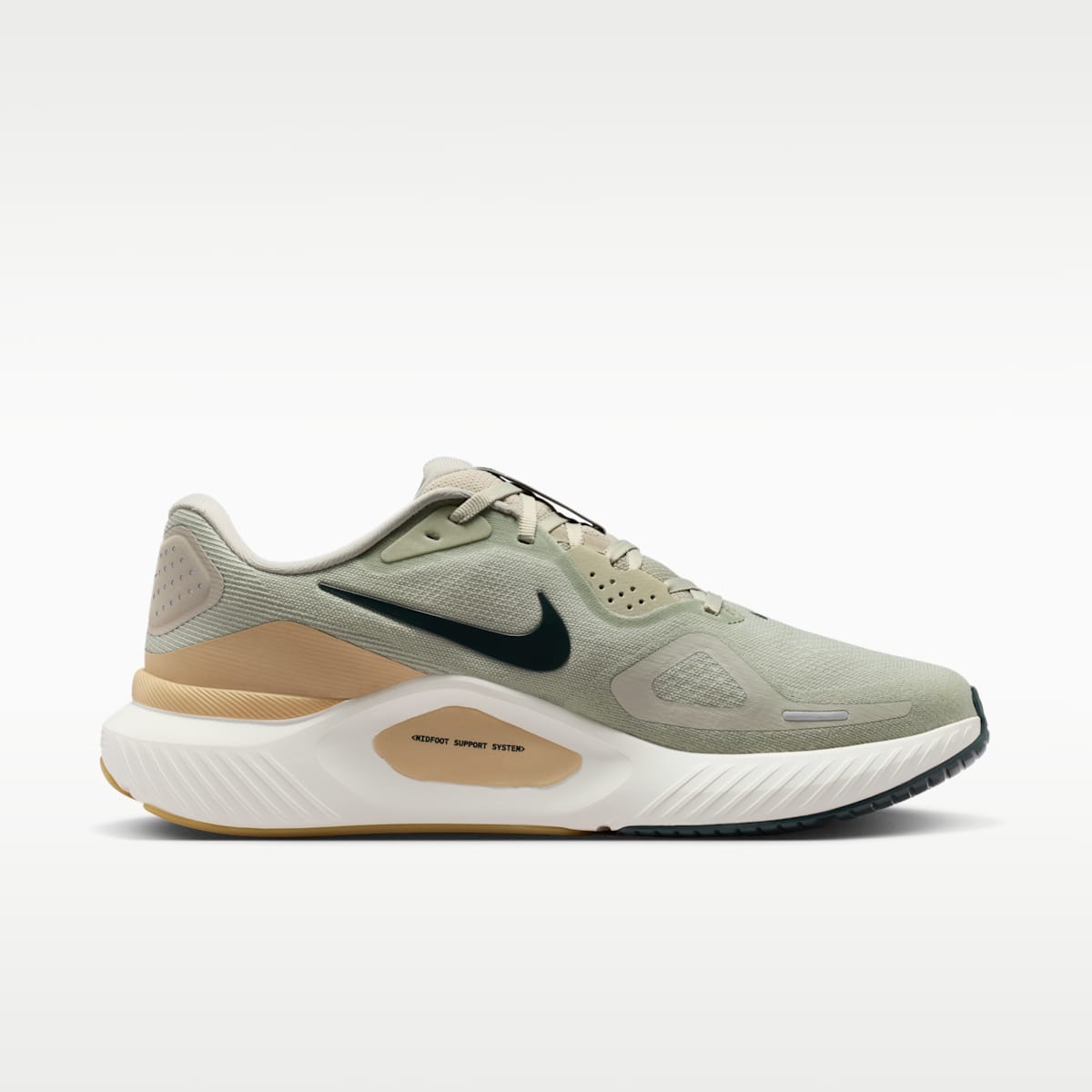 Nike Structure 26 Men's Road Running Shoes - Spruce Fog/Linen/Sail/Black Spruce - Image 3