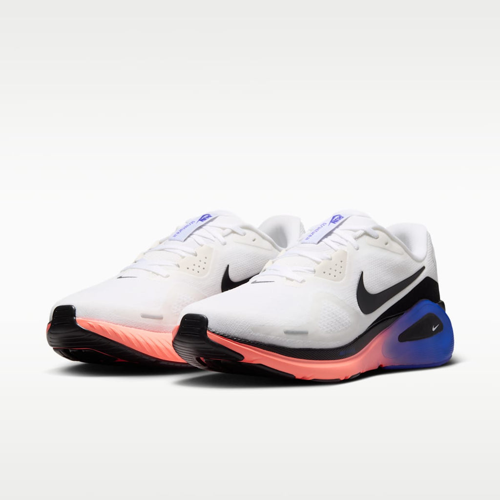 Nike Structure 26 Men's Road Running Shoes - White/Atomic Pink/Racer Blue/Black - Image 5