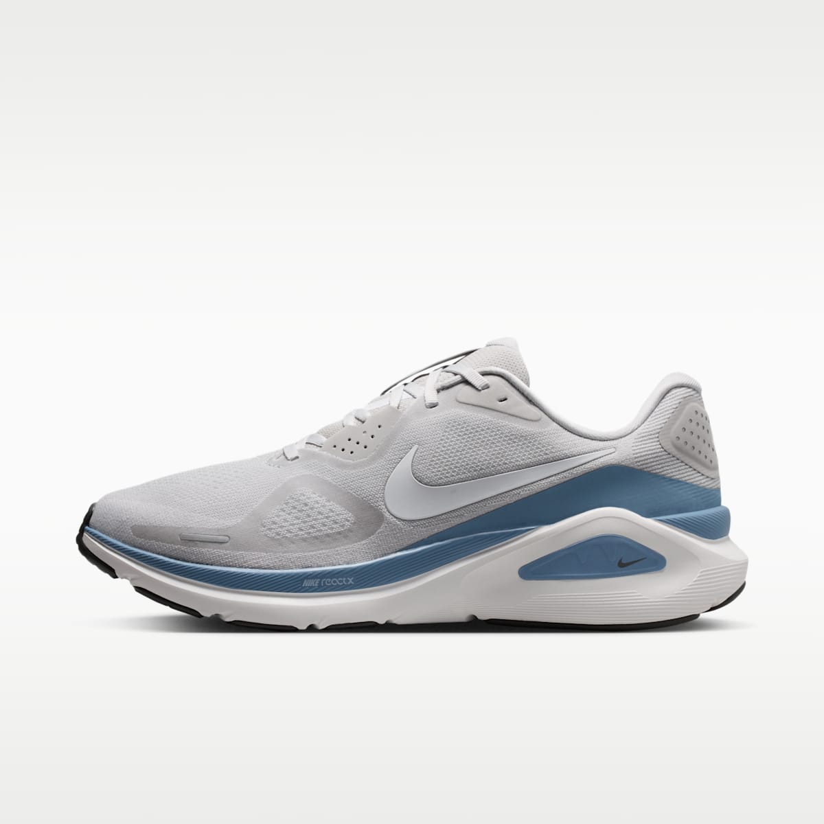 Nike Structure 26 Men's Road Running Shoes - Grey Fog/Work Blue/Medium Ash/Summit White - Image 1