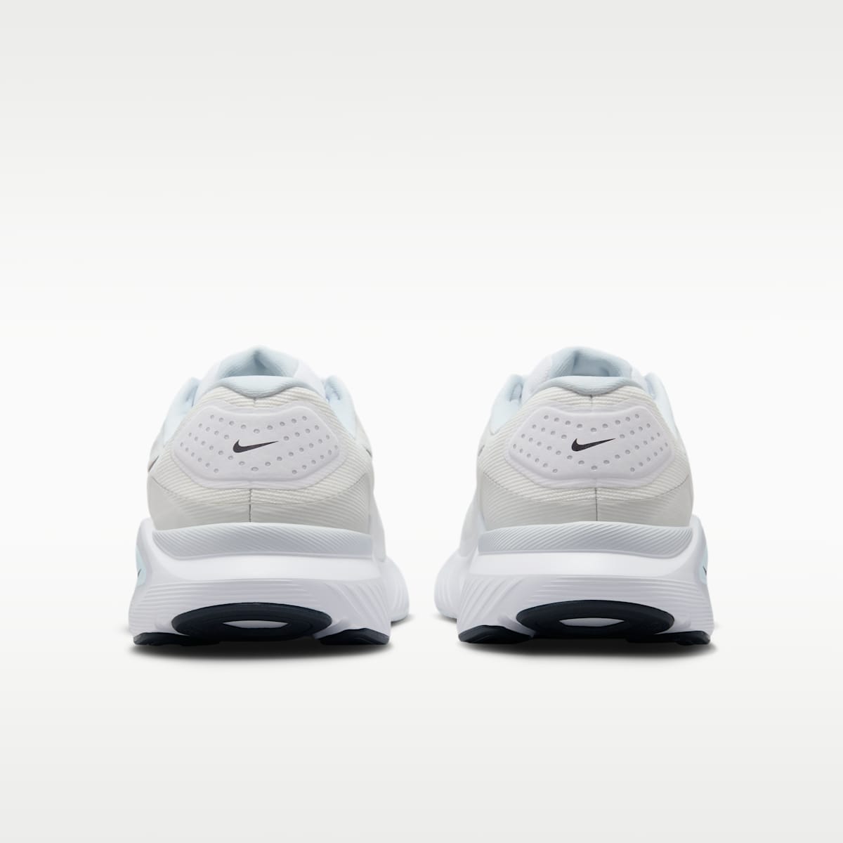 Nike Structure 26 Men's Road Running Shoes - White/Pure Platinum/Barely Volt/Black - Image 6