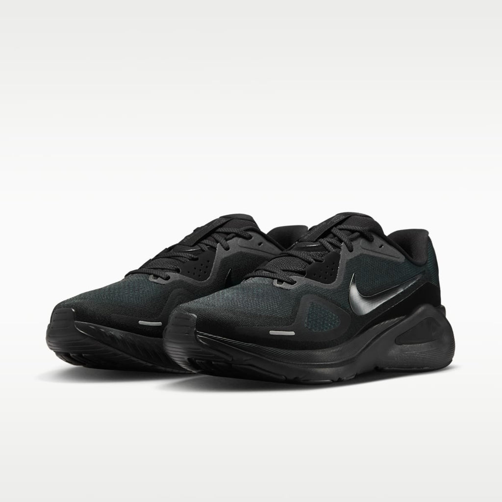 Nike Structure 26 Men's Road Running Shoes - Black/Iron Grey/Black - Image 5