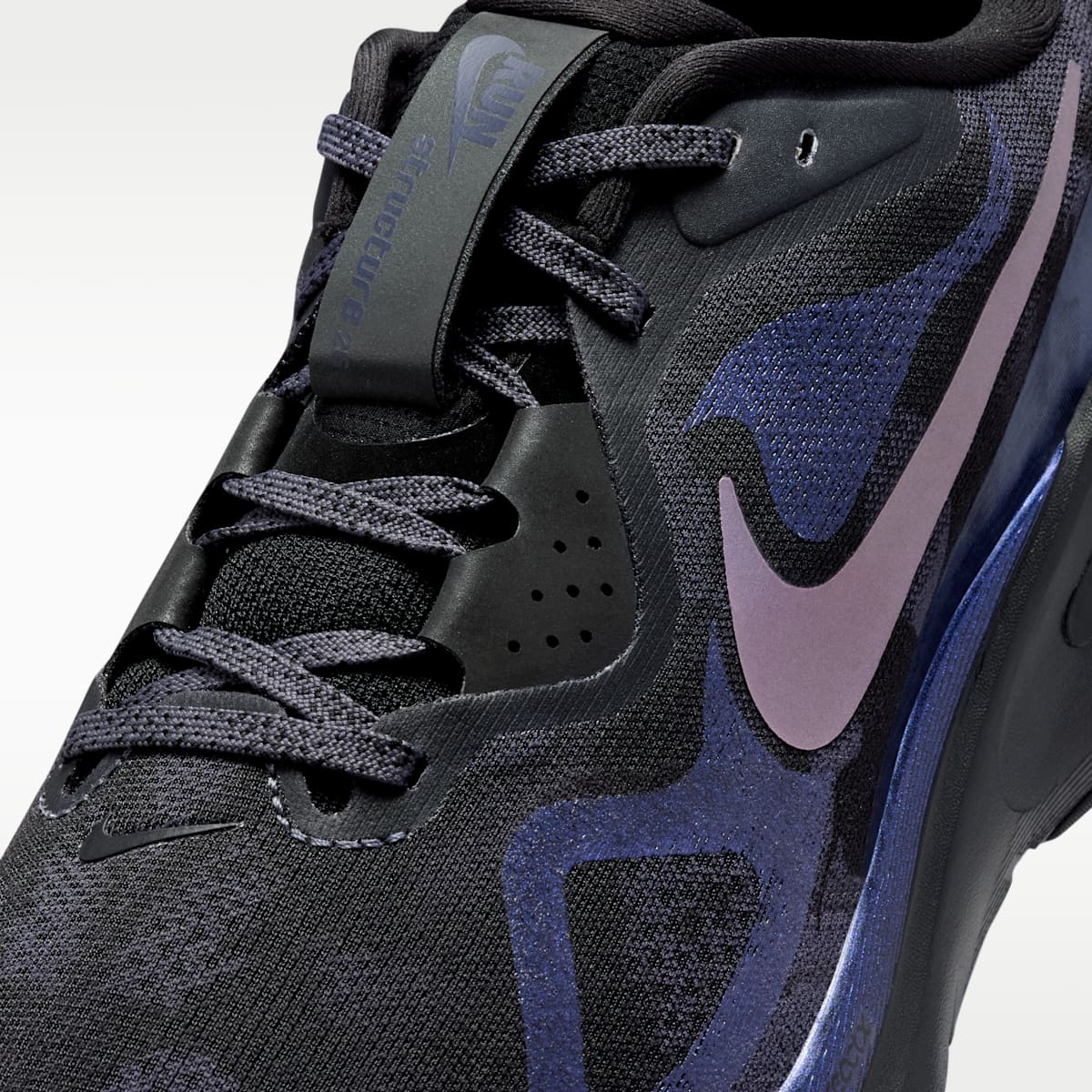 Nike Structure 26  Men's Road Running Shoes - Gridiron/Black/Multi-Color - Image 7