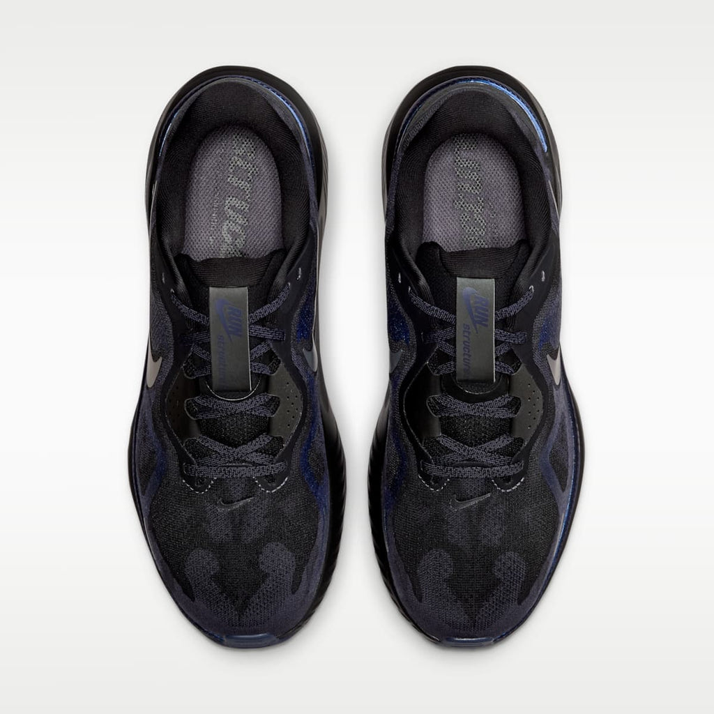 Nike Structure 26  Men's Road Running Shoes - Gridiron/Black/Multi-Color - Image 4