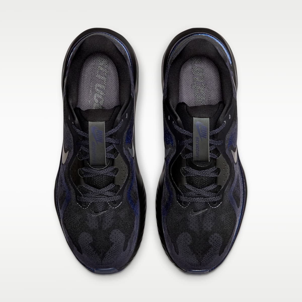 Nike Structure 26  Men's Road Running Shoes - Gridiron/Black/Multi-Color - Image 4