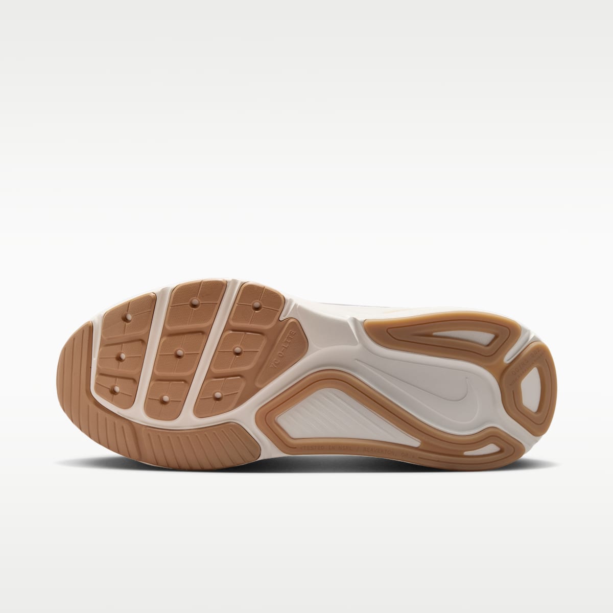 Nike Structure 26 Men's Road Running Shoes - Sail/Light Khaki/Filbert/Metallic Silver - Image 2