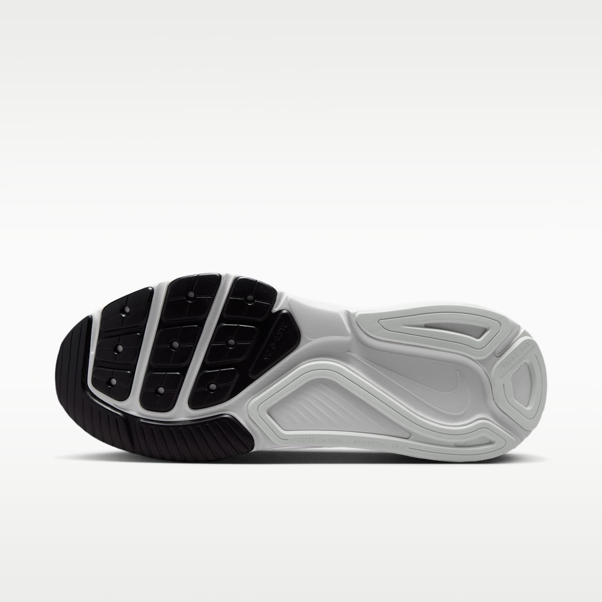 Nike Structure 26 Men's Road Running Shoes - Summit White/Black/White/Metallic Silver - Image 2