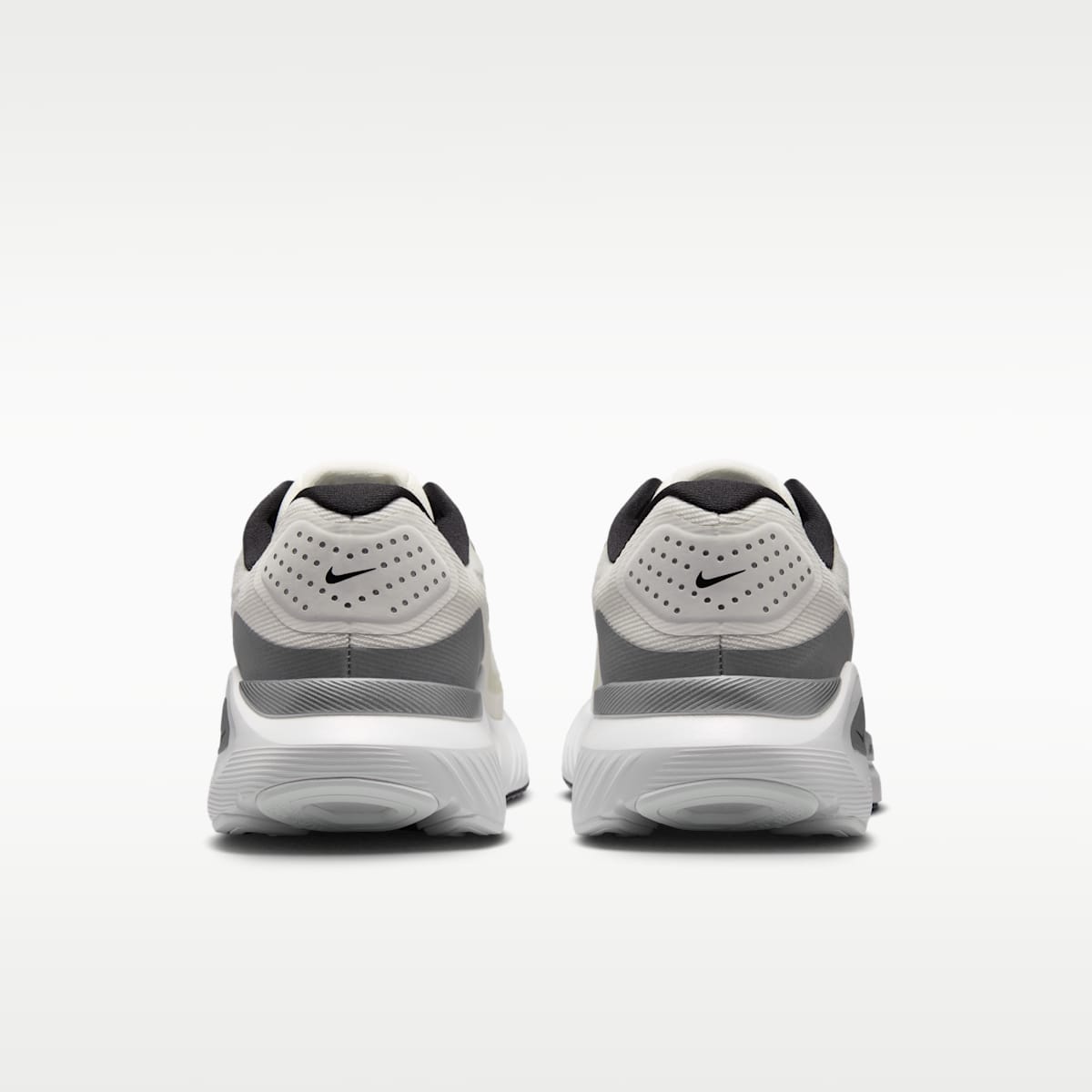 Nike Structure 26 Men's Road Running Shoes - Summit White/Black/White/Metallic Silver - Image 6