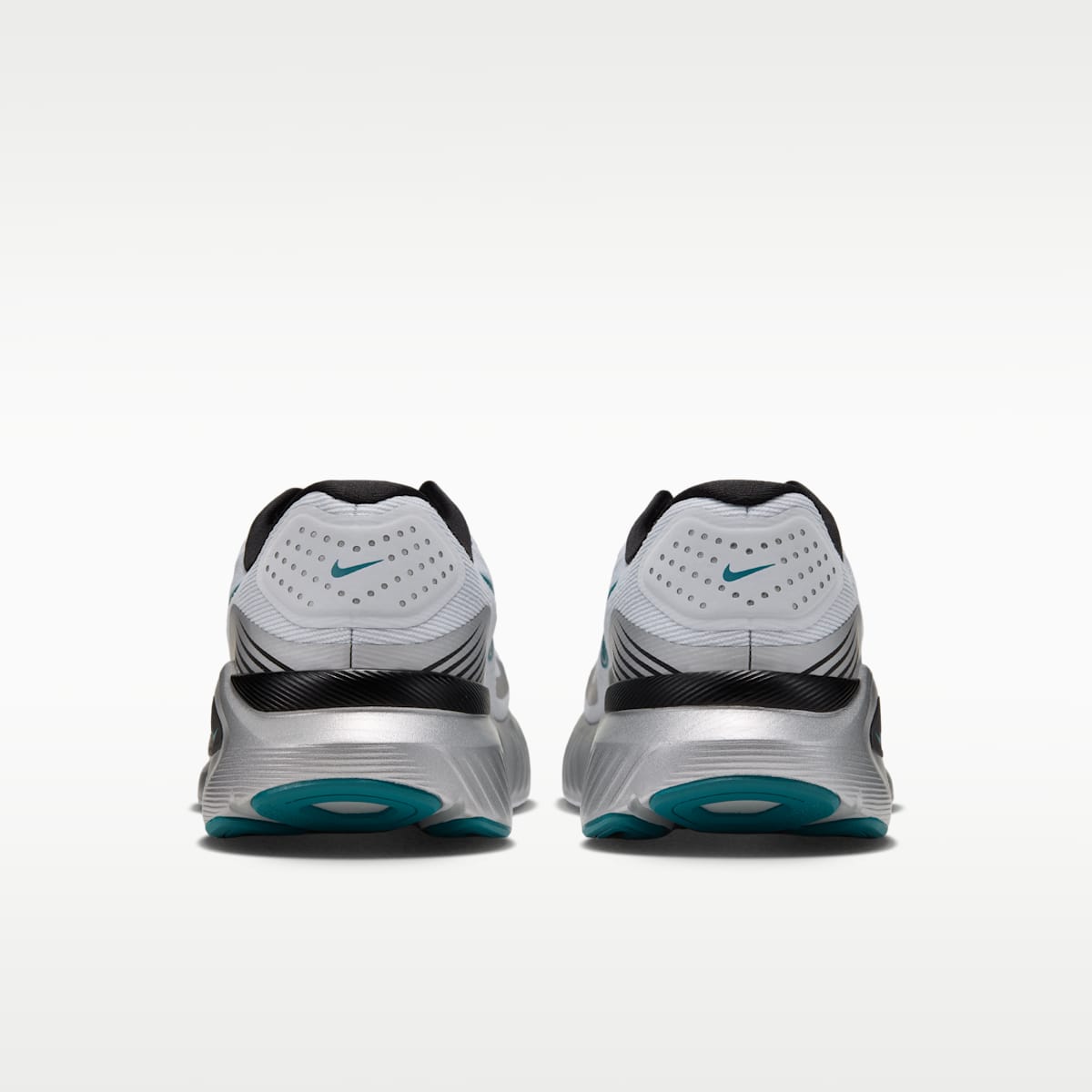 Nike Structure 26  Men's Road Running Shoes - Football Grey/Black/Metallic Silver/Bright Spruce - Image 6