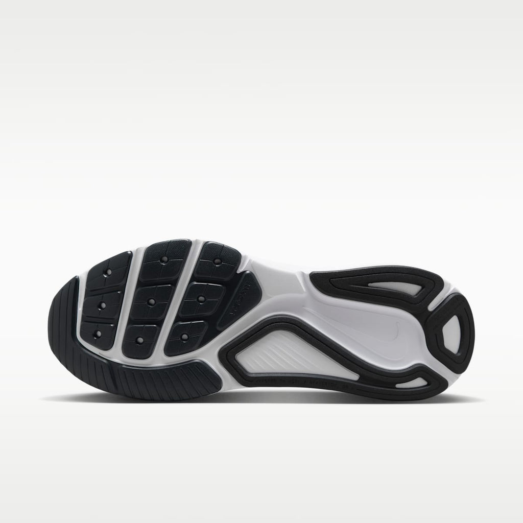 Nike Structure 26 Men's Road Running Shoes (Wide) - Black/Wolf Grey/Metallic Silver/White - Image 2