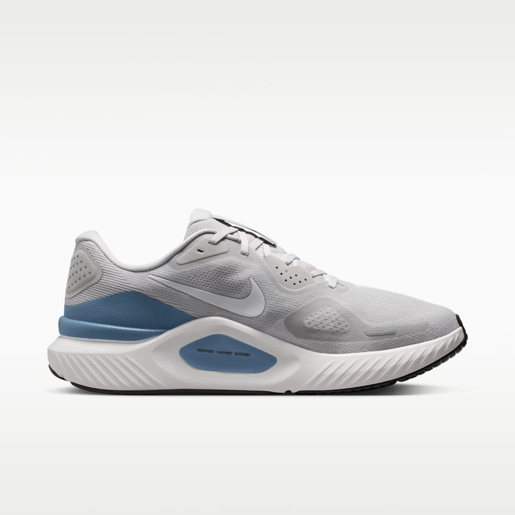 Nike Structure 26 Men's Road Running Shoes - Grey Fog/Work Blue/Medium Ash/Summit White - Image 3