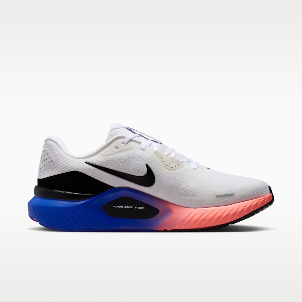 Nike Structure 26 Men's Road Running Shoes - White/Atomic Pink/Racer Blue/Black - Image 3