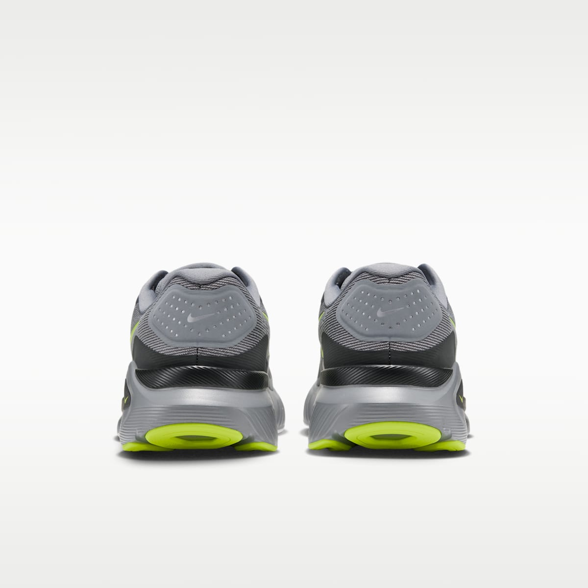 Nike Structure 26 Men's Road Running Shoes - Cool Grey/Dark Smoke Grey/White/Lemon Venom - Image 6