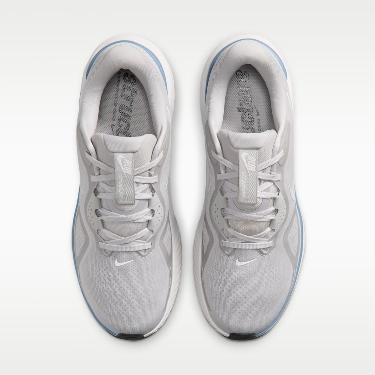Nike Structure 26 Men's Road Running Shoes - Grey Fog/Work Blue/Medium Ash/Summit White - Image 4