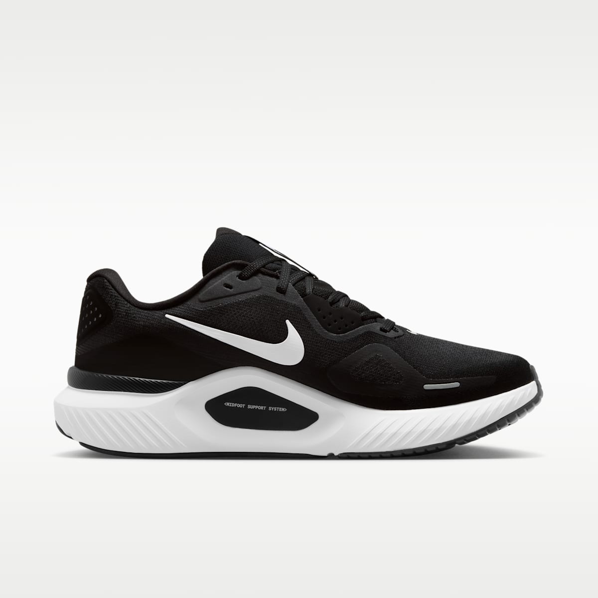 Nike Structure 26 Men's Road Running Shoes - Black/Cool Grey/Metallic Silver/White - Image 3