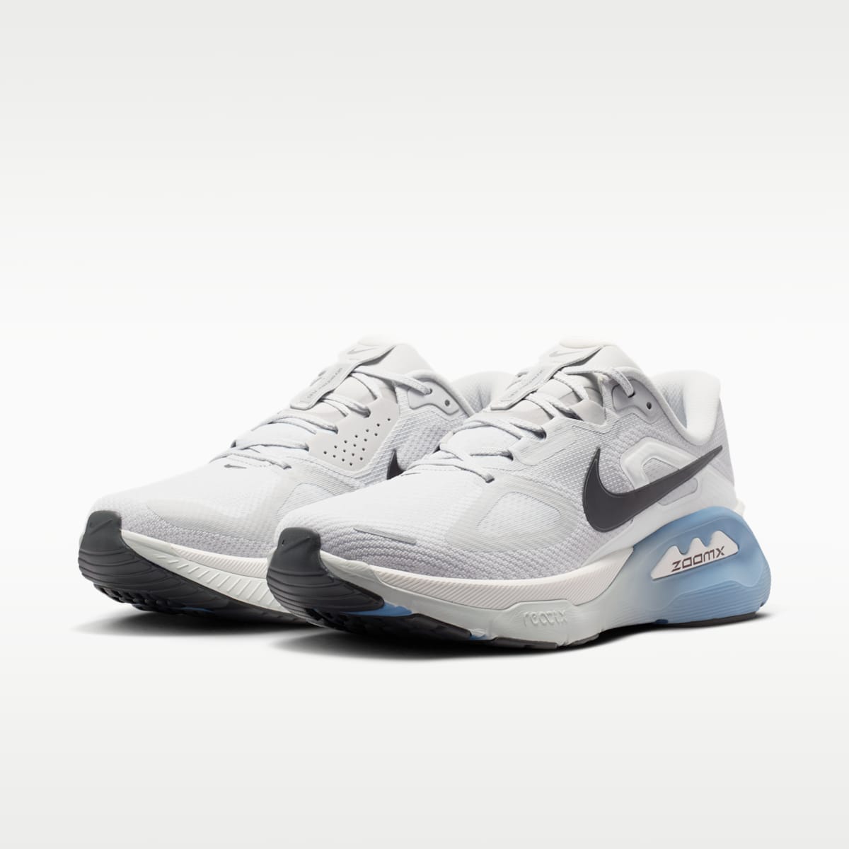 Nike Structure Plus Men's Road Running Shoes - Grey Fog/Summit White/Spruce Aura/Medium Ash - Image 5