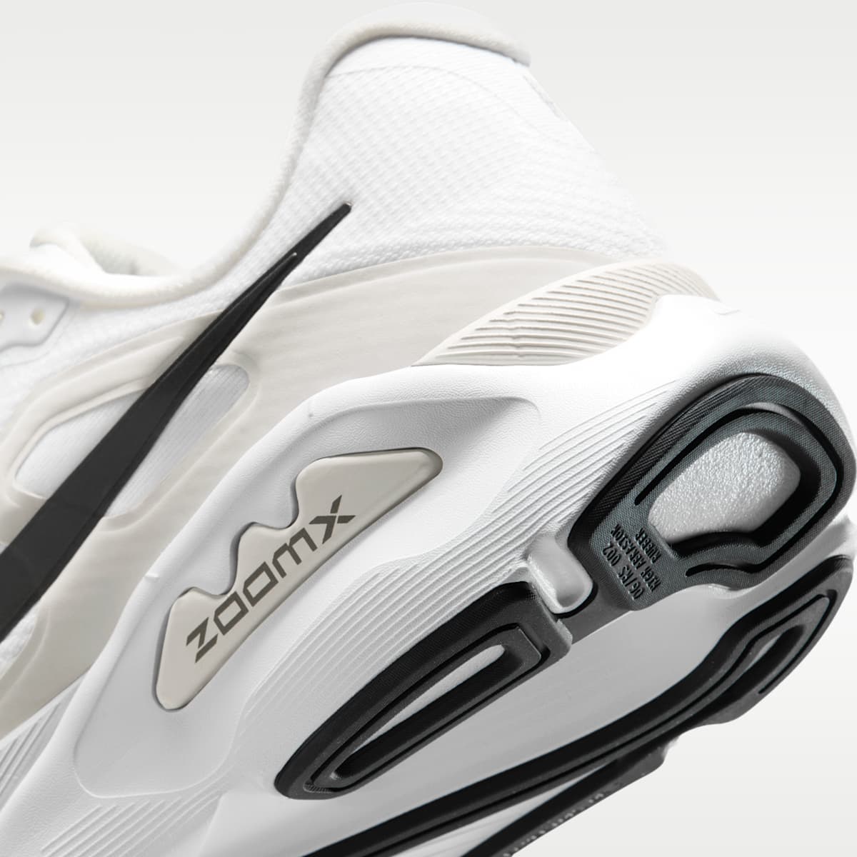 Nike Structure Plus Men's Road Running Shoes - White/Photon Dust/Black - Image 8