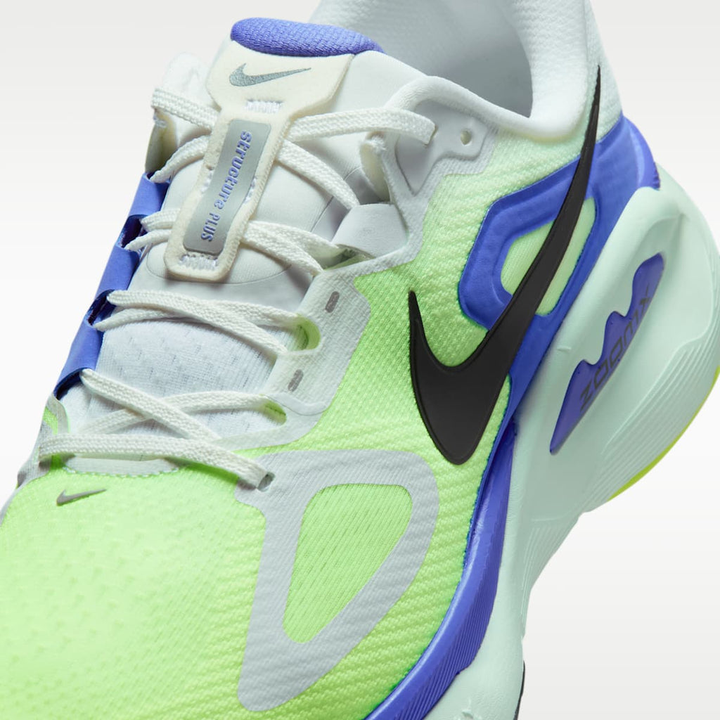 Nike Structure Plus Men's Road Running Shoes - White/Volt Ice/Barely Green/Black Spruce - Image 7