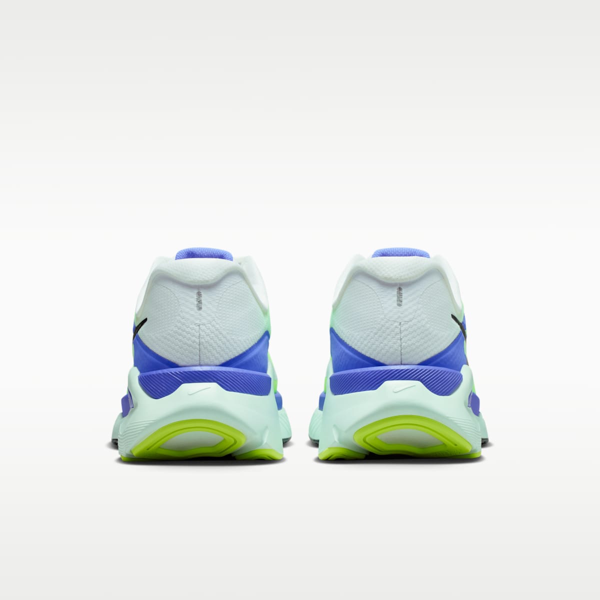 Nike Structure Plus Men's Road Running Shoes - White/Volt Ice/Barely Green/Black Spruce - Image 6